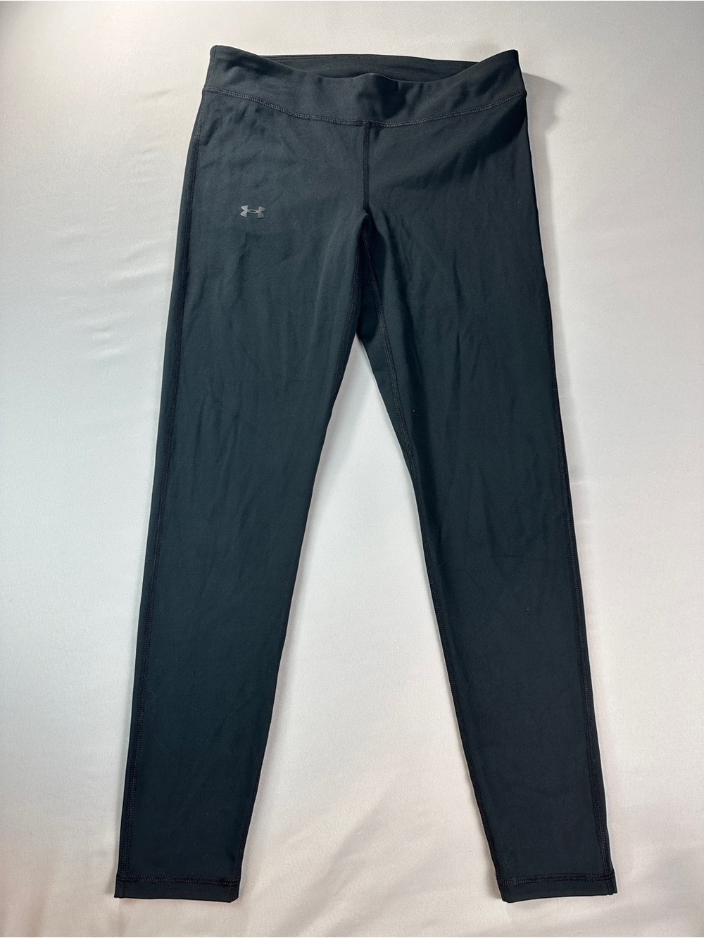 Under Armour Black Girls' Performance Leggings Size Large Youth